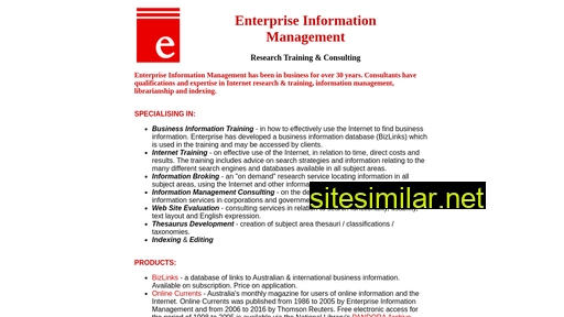 Enterpriseinformation similar sites