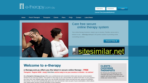 e-therapy.com.au alternative sites