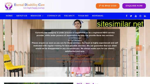 eternaldisabilitycare.com.au alternative sites