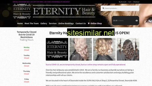 eternityhair.com.au alternative sites