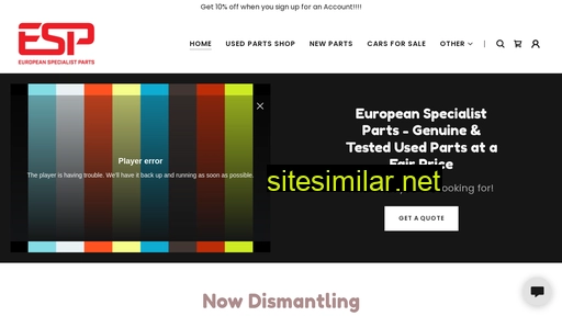 europeanspareparts.com.au alternative sites