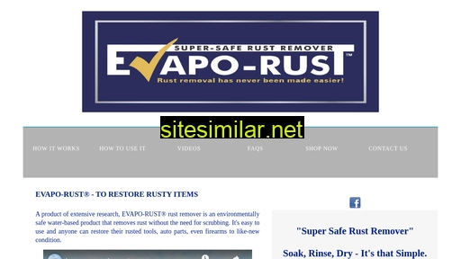Evapo-rust similar sites