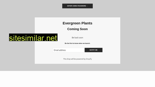 Evergreenplants similar sites
