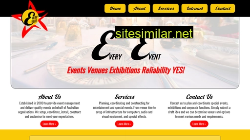 Every-event similar sites