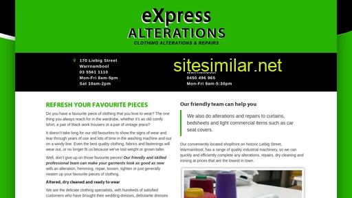 expressalterations.com.au alternative sites