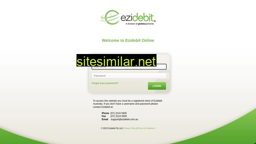 ezionline.ezidebit.com.au alternative sites