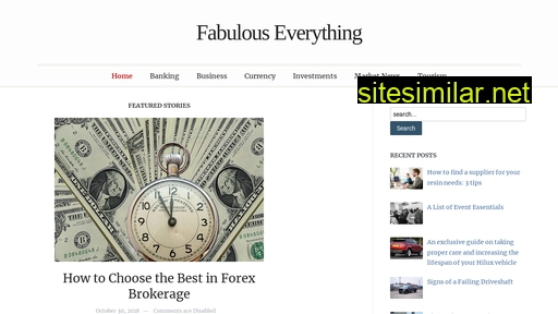 fabulouseverything.com.au alternative sites