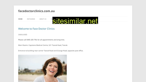 facedoctorclinics.com.au alternative sites