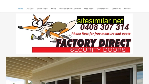 factorydirectsecuritydoors.com.au alternative sites