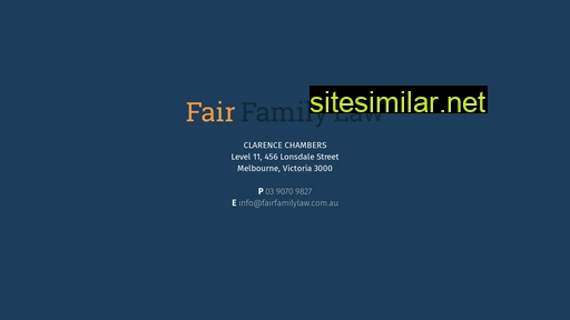 fairfamilylaw.com.au alternative sites
