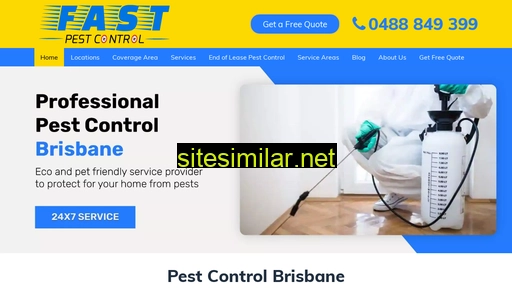 fastpestcontrol.com.au alternative sites