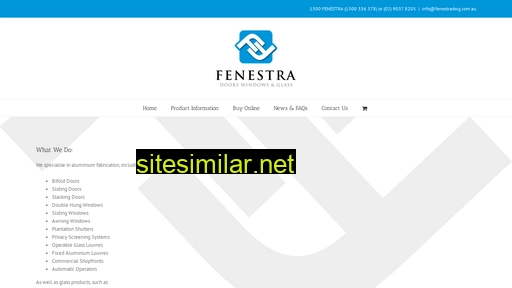 fenestradwg.com.au alternative sites