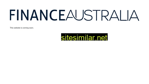 Financeaustralia similar sites
