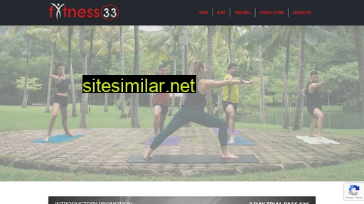 Fitness33 similar sites