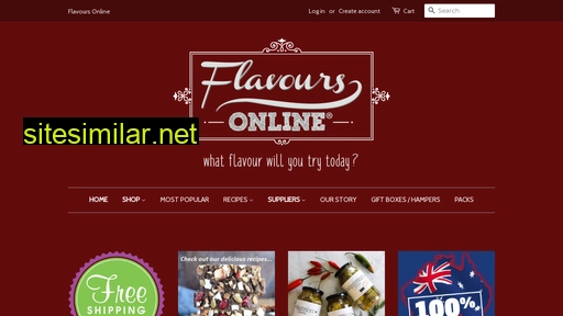 flavoursonline.com.au alternative sites