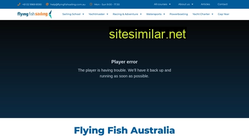 flyingfishsailing.com.au alternative sites