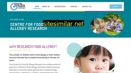 foodallergyresearch.org.au alternative sites