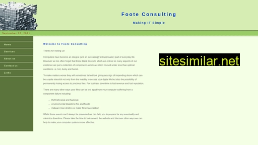 Footeconsulting similar sites