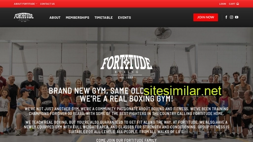 fortitudeboxing.com.au alternative sites