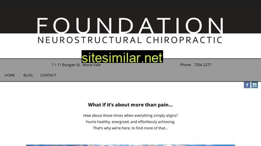 foundationchiropractor.com.au alternative sites