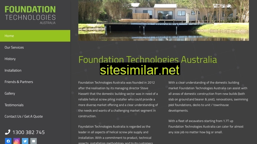 Foundationtechnologies similar sites