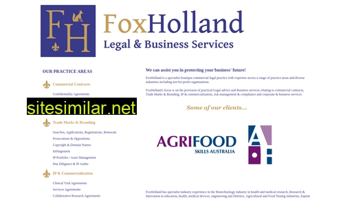 foxholland.com.au alternative sites
