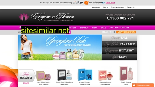 fragranceheaven.com.au alternative sites