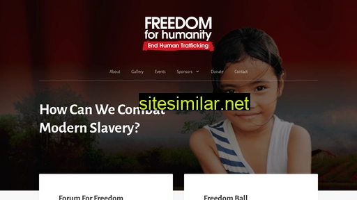 Freedomforhumanity similar sites