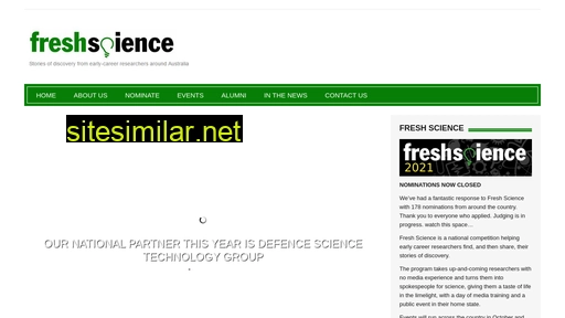 freshscience.org.au alternative sites