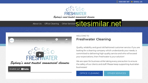 freshwatercleaning.com.au alternative sites