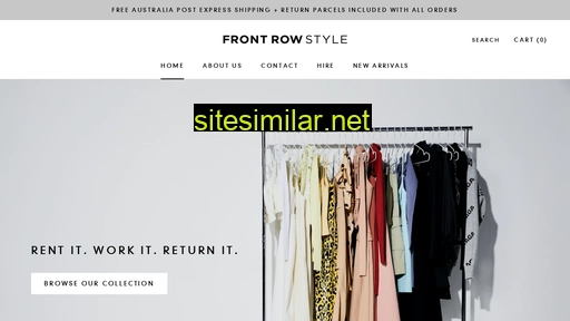 frontrowstyle.com.au alternative sites
