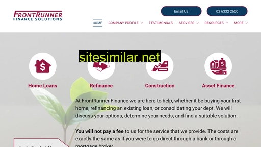 frontrunnerfinance.com.au alternative sites
