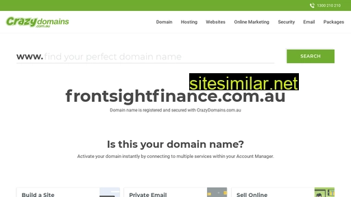 frontsightfinance.com.au alternative sites