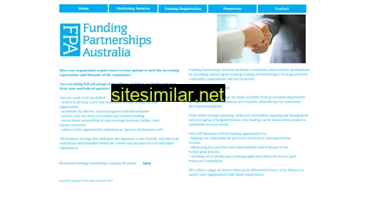 Fundingpartnershipsaustralia similar sites