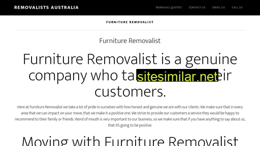 furnitureremovalist.com.au alternative sites