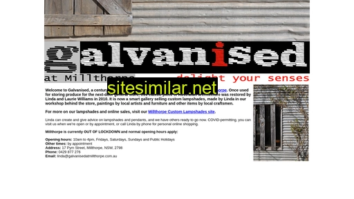 galvanisedatmillthorpe.com.au alternative sites