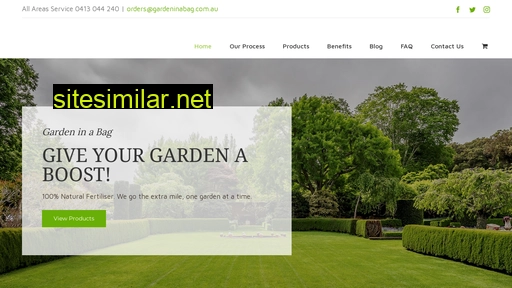 gardeninabag.com.au alternative sites