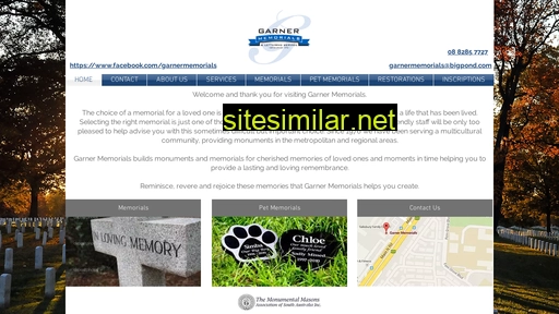 garnermemorials.com.au alternative sites