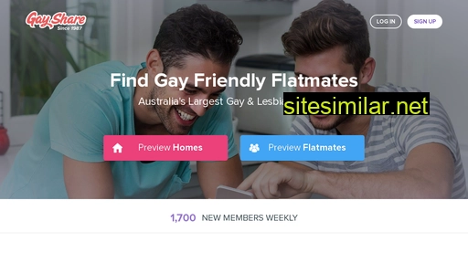 gayshare.com.au alternative sites