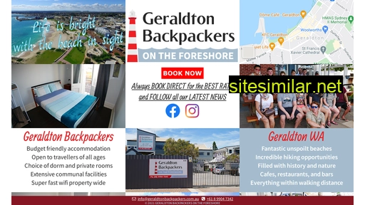 geraldtonbackpackers.com.au alternative sites