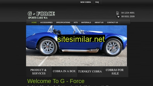 gforcesportscars.com.au alternative sites