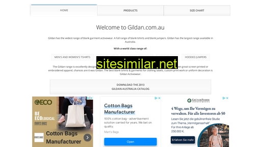 gildan.com.au alternative sites