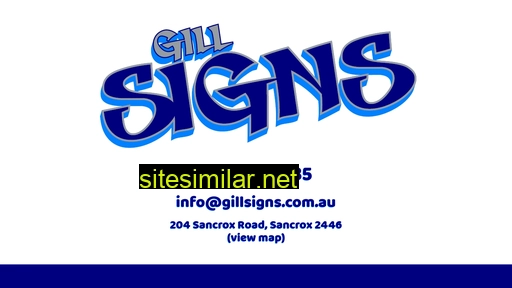 gillsigns.com.au alternative sites