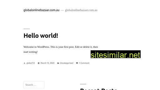 globalonlinebazaar.com.au alternative sites