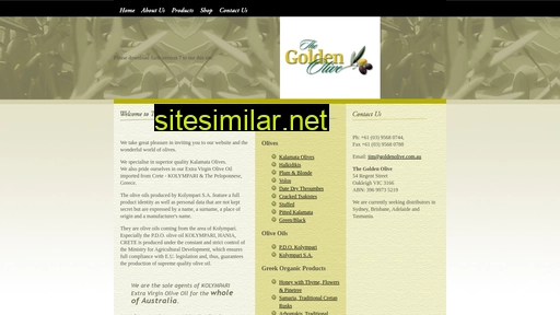 goldenolive.com.au alternative sites