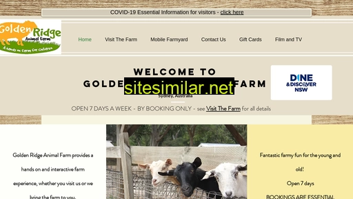 goldenridgeanimalfarm.com.au alternative sites