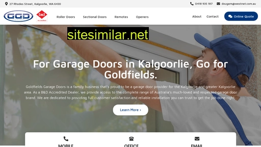 goldfieldsgaragedoors.com.au alternative sites