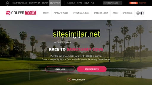 golfertour.com.au alternative sites