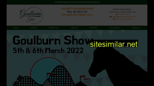 goulburnshow.com.au alternative sites