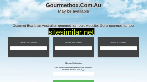 gourmetbox.com.au alternative sites